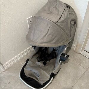 Gray Baby jogger city select second seat